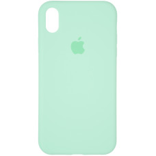 Чехол-силикон оригинал Full Soft Matte iPhone XR ( Зеленый / Spearmint )