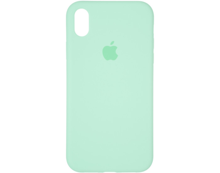 Чехол-силикон оригинал Full Soft Matte iPhone XR (Зеленый / Spearmint)