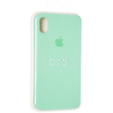 Чехол-силикон оригинал Full Soft Matte iPhone XR (Зеленый / Spearmint)