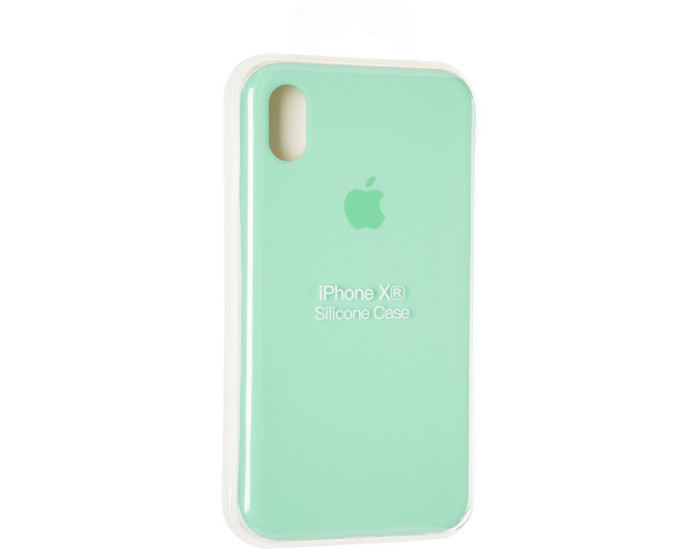 Чехол-силикон оригинал Full Soft Matte iPhone XR (Зеленый / Spearmint)