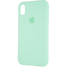 Чехол-силикон оригинал Full Soft Matte iPhone XR (Зеленый / Spearmint)