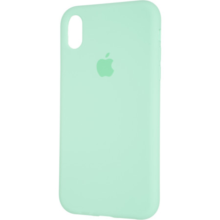 Чехол-силикон оригинал Full Soft Matte iPhone XR ( Зеленый / Spearmint )