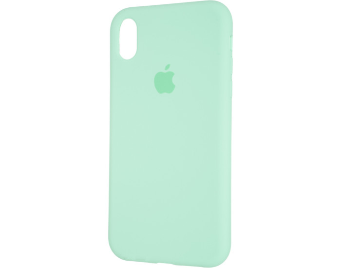 Чехол-силикон оригинал Full Soft Matte iPhone XR (Зеленый / Spearmint)