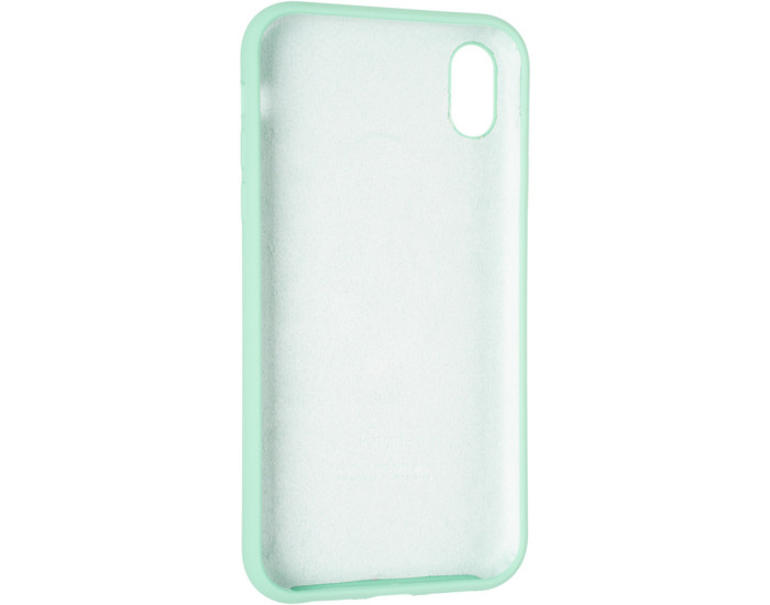 Чехол-силикон оригинал Full Soft Matte iPhone XR (Зеленый / Spearmint)
