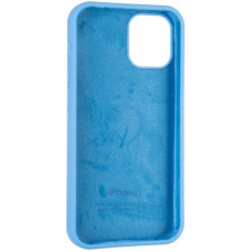 Чехол-силикон оригинал Full Cover Soft Matte iPhone 12 Mini, Marine blue