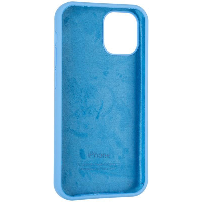 Чехол-силикон оригинал Full Soft Matte iPhone 12 Mini Marine Blue