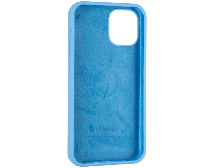 Чехол-силикон оригинал Full Cover Soft Matte iPhone 12 Mini, Marine blue