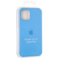 Чехол-силикон оригинал Full Cover Soft Matte iPhone 12 Mini, Marine blue