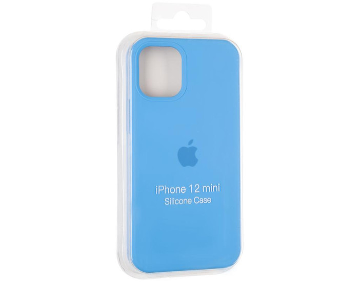 Чехол-силикон оригинал Full Cover Soft Matte iPhone 12 Mini, Marine blue