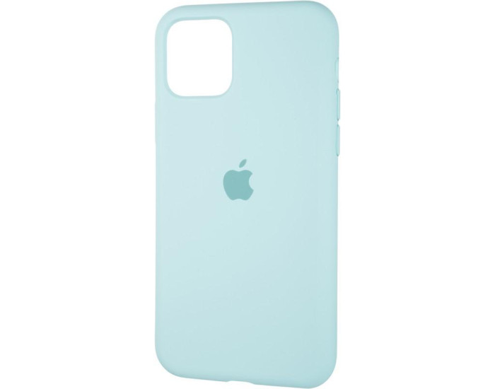 Чехол-силикон оригинал Full Cover Soft Matte iPhone 11 Pro, Ice sea blue