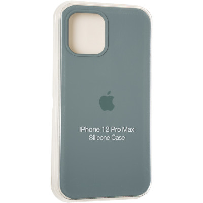 Чехол-силикон оригинал Full Soft Matte iPhone 12 Pro Max Pine Green