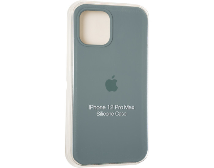 Чехол-силикон оригинал Full Soft Matte iPhone 12 Pro Max Pine Green