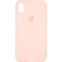 Чехол-силикон оригинал Full Soft Matte iPhone XR Grapefruit