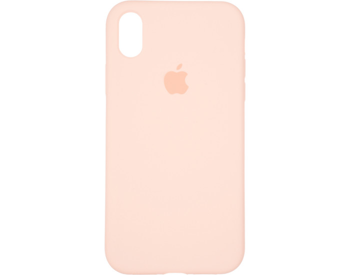 Чехол-силикон оригинал Full Soft Matte iPhone XR, Grapefruit 