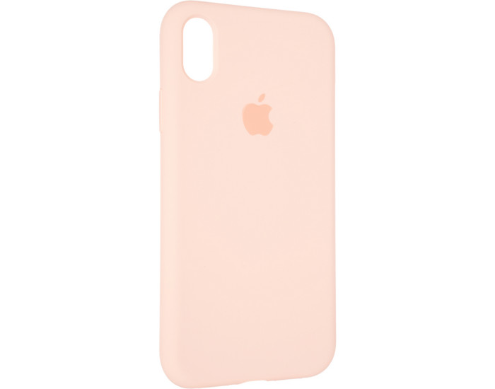 Чехол-силикон оригинал Full Soft Matte iPhone XR, Grapefruit 