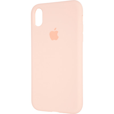 Чехол-силикон оригинал Full Soft Matte iPhone XR Grapefruit