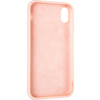 Чехол-силикон оригинал Full Soft Matte iPhone XR Grapefruit