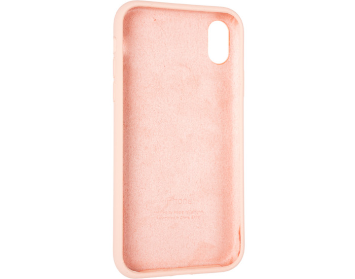 Чехол-силикон оригинал Full Soft Matte iPhone XR, Grapefruit 