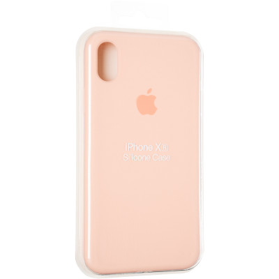 Чехол-силикон оригинал Full Soft Matte iPhone XR Grapefruit