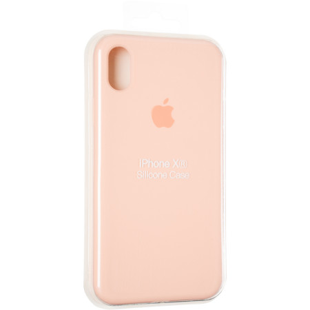 Чехол-силикон оригинал Full Soft Matte iPhone XR Grapefruit