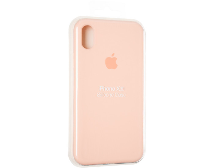 Чехол-силикон оригинал Full Soft Matte iPhone XR, Grapefruit 