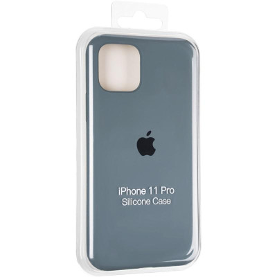 Чехол-силикон оригинал Full Cover Soft Matte iPhone 11 Pro Granny Grey