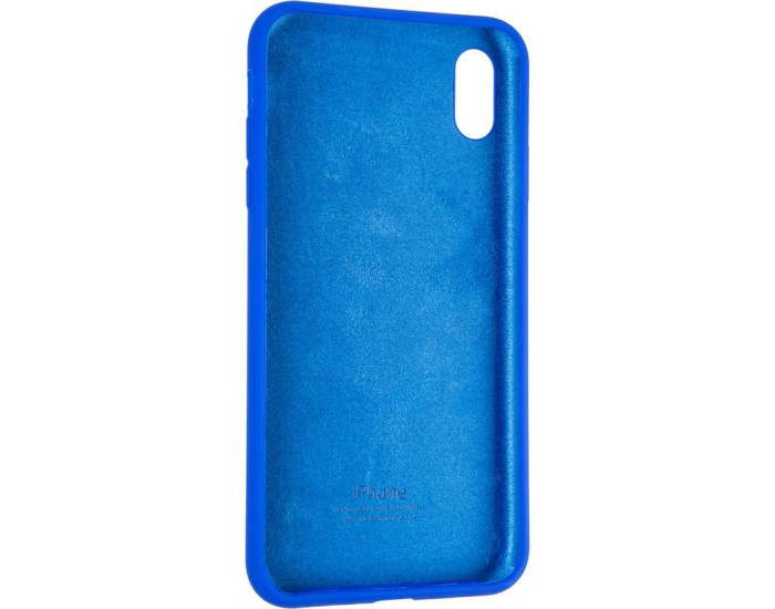 Чехол-силикон оригинал Full Cover Soft Matte iPhone XS Max, Sapphire blue