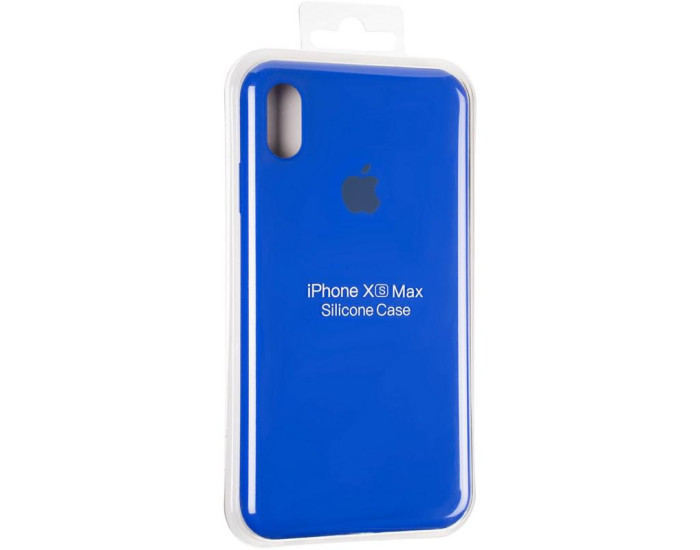 Чехол-силикон оригинал Full Cover Soft Matte iPhone XS Max, Sapphire blue