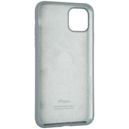 Чехол-силикон оригинал Full Cover Soft Matte iPhone 11 Pro Max Granny Grey