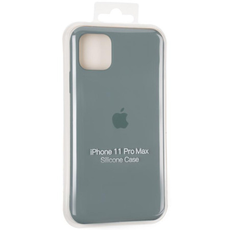 Чехол-силикон оригинал Full Cover Soft Matte iPhone 11 Pro Max Granny Grey