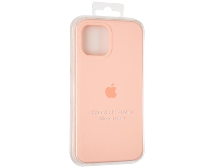 Чехол-силикон оригинал Full Soft Matte iPhone 12 Pro Max, Grapefruit
