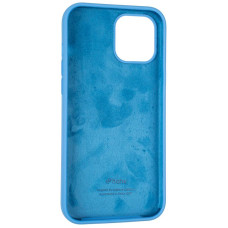 Чехол-силикон оригинал Full Soft Matte iPhone 12 Pro Max, Marine blue