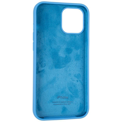 Чехол-силикон оригинал Full Soft Matte iPhone 12 Pro Max Marine Blue
