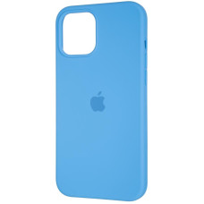 Чехол-силикон оригинал Full Soft Matte iPhone 12 Pro Max, Marine blue