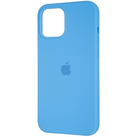 Чехол-силикон оригинал Full Soft Matte iPhone 12 Pro Max Marine Blue