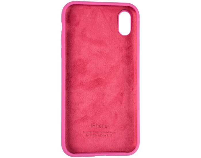 Чехол-силикон оригинал Full Soft Matte iPhone XR, Dragon fruit 