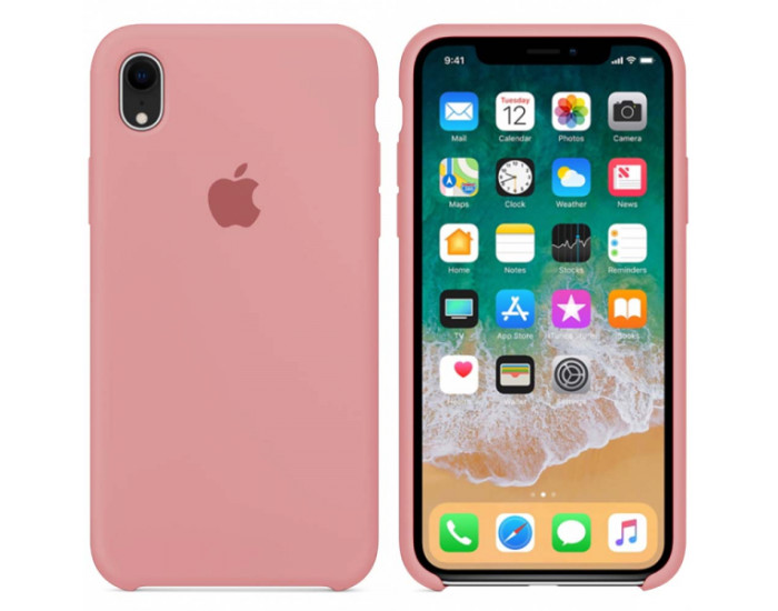Чехол-силикон оригинал Soft Matte iPhone XS Max, Pink