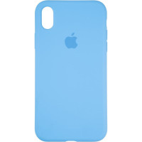 Чехол-силикон оригинал Full Soft Matte iPhone XR Marine Blue