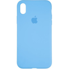 Чехол-силикон оригинал Full Soft Matte iPhone XR Marine Blue