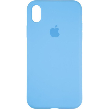 Чехол-силикон оригинал Full Soft Matte iPhone XR Marine Blue
