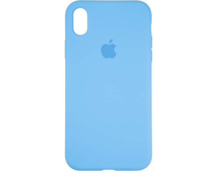 Чехол-силикон оригинал Full Soft Matte iPhone XR, Marine blue 