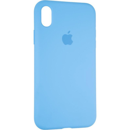 Чехол-силикон оригинал Full Soft Matte iPhone XR Marine Blue