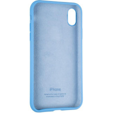 Чехол-силикон оригинал Full Soft Matte iPhone XR, Marine blue 