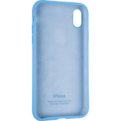 Чохол-силікон оригінал Full Soft Matte iPhone XR Marine Blue