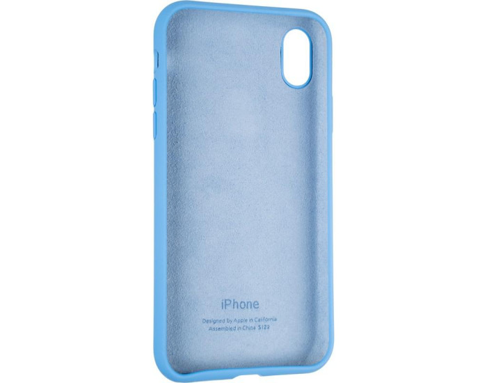 Чехол-силикон оригинал Full Soft Matte iPhone XR, Marine blue 