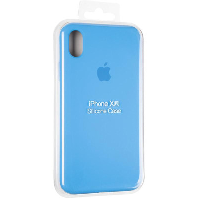 Чохол-силікон оригінал Full Soft Matte iPhone XR Marine Blue