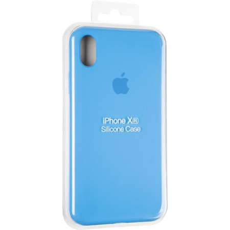 Чехол-силикон оригинал Full Soft Matte iPhone XR Marine Blue