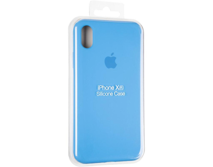 Чехол-силикон оригинал Full Soft Matte iPhone XR, Marine blue 