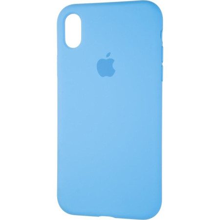 Чехол-силикон оригинал Full Soft Matte iPhone XR Marine Blue
