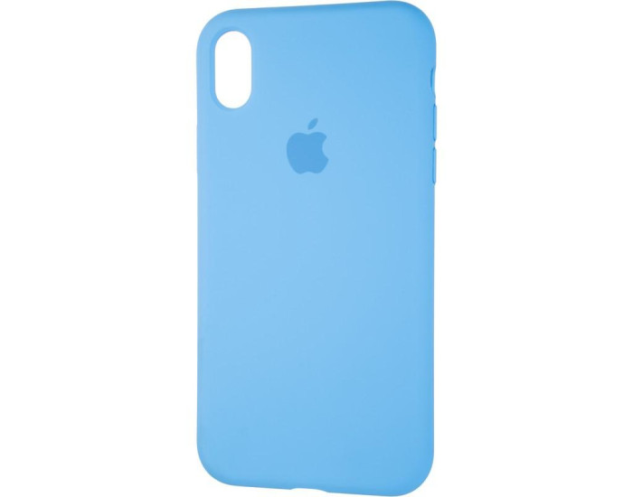 Чехол-силикон оригинал Full Soft Matte iPhone XR, Marine blue 